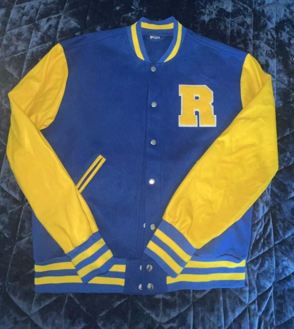 Archie Comics Riverdale Varsity Letterman Jacket Blue and Yellow
